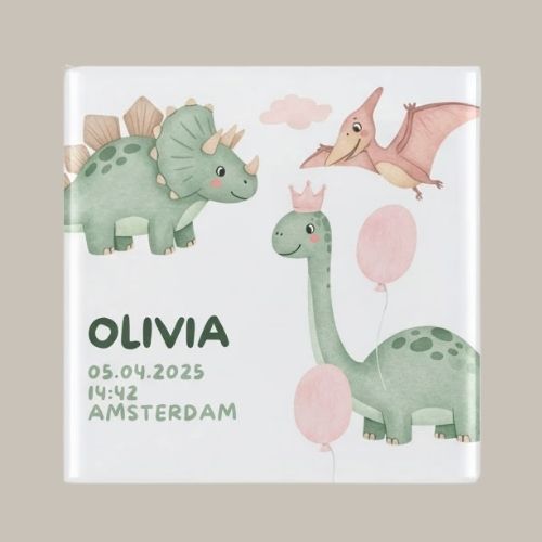 Geboortetegeltje: Dino