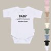 Baby + achternaam Romper met naam en geboortedatum