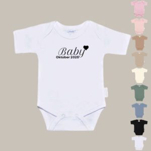 Romper zwangerschapsaankondiging